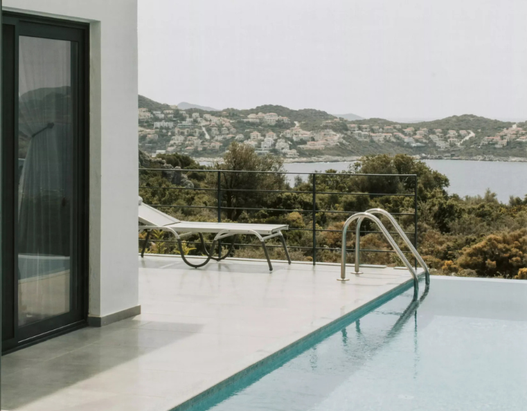 luxury villa pool real estate ermionida greece
